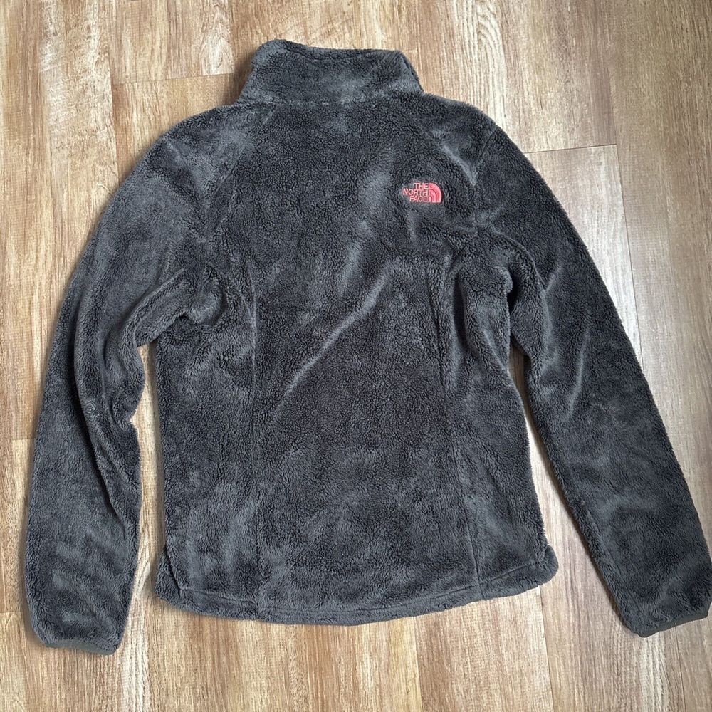 The North Face Osito Fleece Zip Up‎ Jacket Dark Khaki Green Women's Small - Picture 5 of 7
